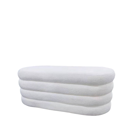 Violet 2 Seater Ottoman for hire — padded wedding bench rental Johannesburg