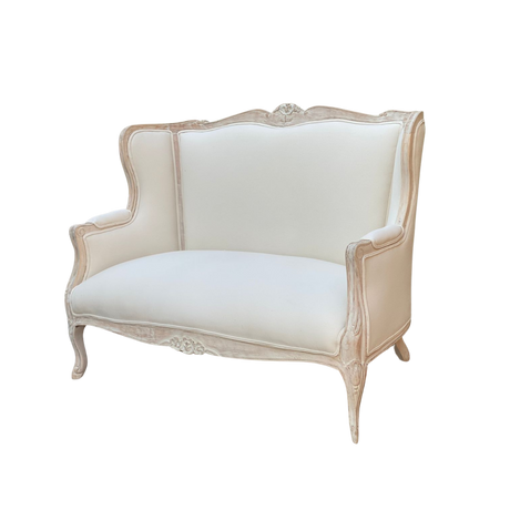 Elora 2 Seater Couch for hire — compact wedding lounge couch rental Johannesburg