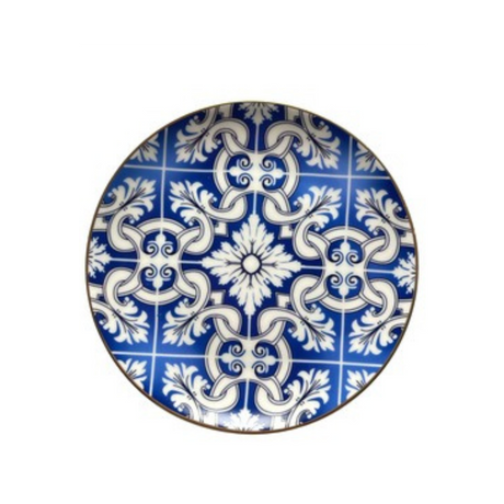 Blue Dinner Plate for hire — coloured wedding tableware rental Johannesburg