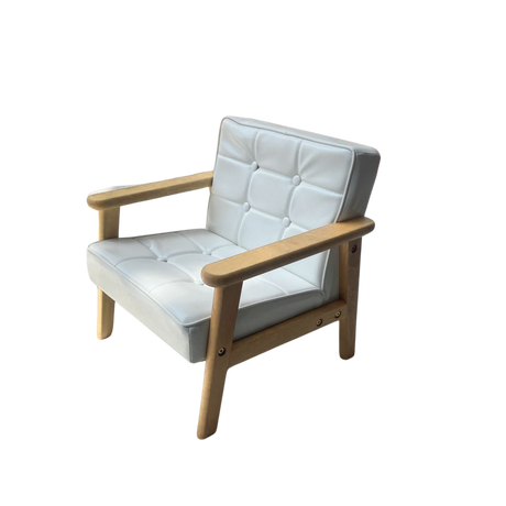 Ada White Kids Couch for hire — children's lounge couch rental Johannesburg