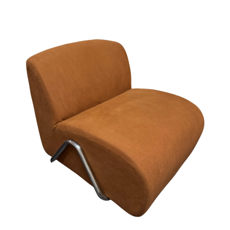 Orange Amber Lounge Couch for hire — bold orange wedding lounge couch rental Johannesburg