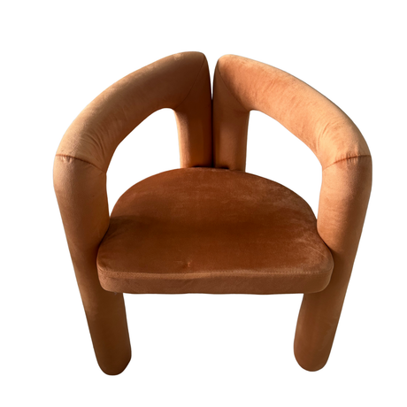 Orange Elephant Chair for hire — bold sculptural lounge chair rental Johannesburg