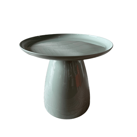 Green Pebble Side Table for hire — sage event side table rental Johannesburg