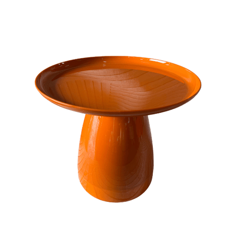 Orange Pebble Side Table for hire — terracotta event side table rental Johannesburg