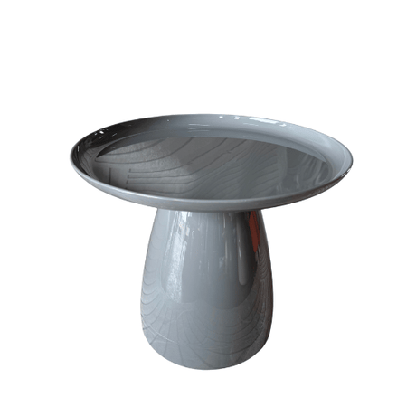 Grey Pebble Side Table for hire — contemporary event side table rental South Africa