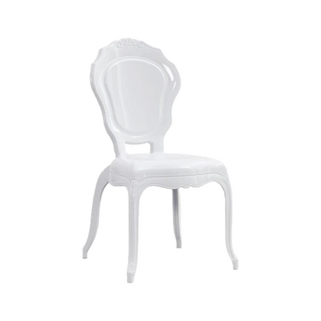 White Belle Chair for hire — affordable luxury wedding chair rental Johannesburg