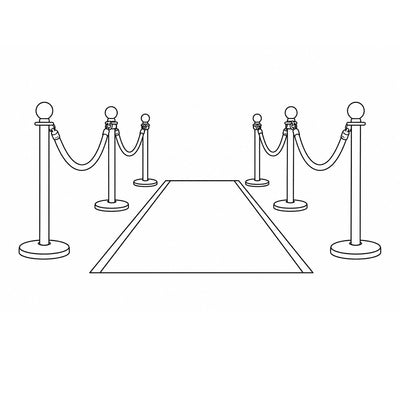 Stanchions & Red Carpet