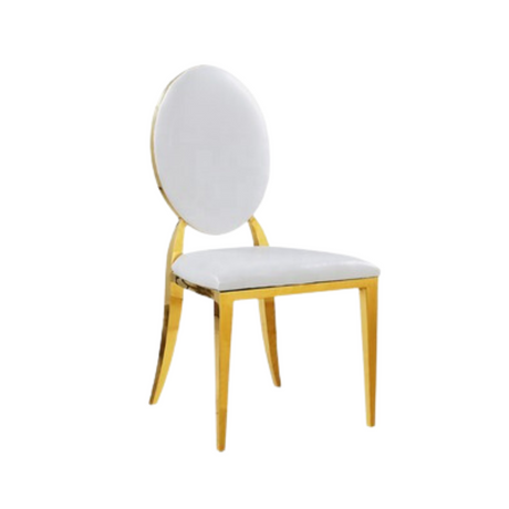 Gold Trim Chair for hire — gold-accent wedding chair rental Johannesburg