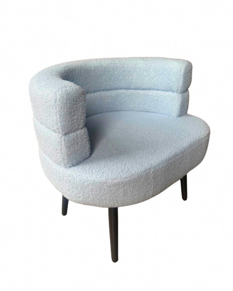 Blue Halo Occasional Chair for hire — cocoon-style bridal lounge chair rental Johannesburg
