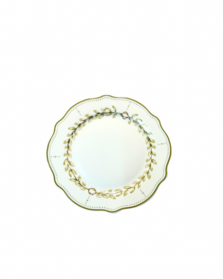 Leaf Side Plate for hire — botanical wedding tableware rental South Africa